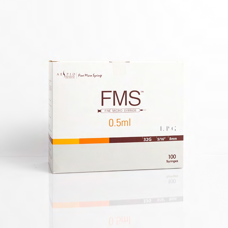 FMS Fine Micro Syringe 0.5ml Pack x10