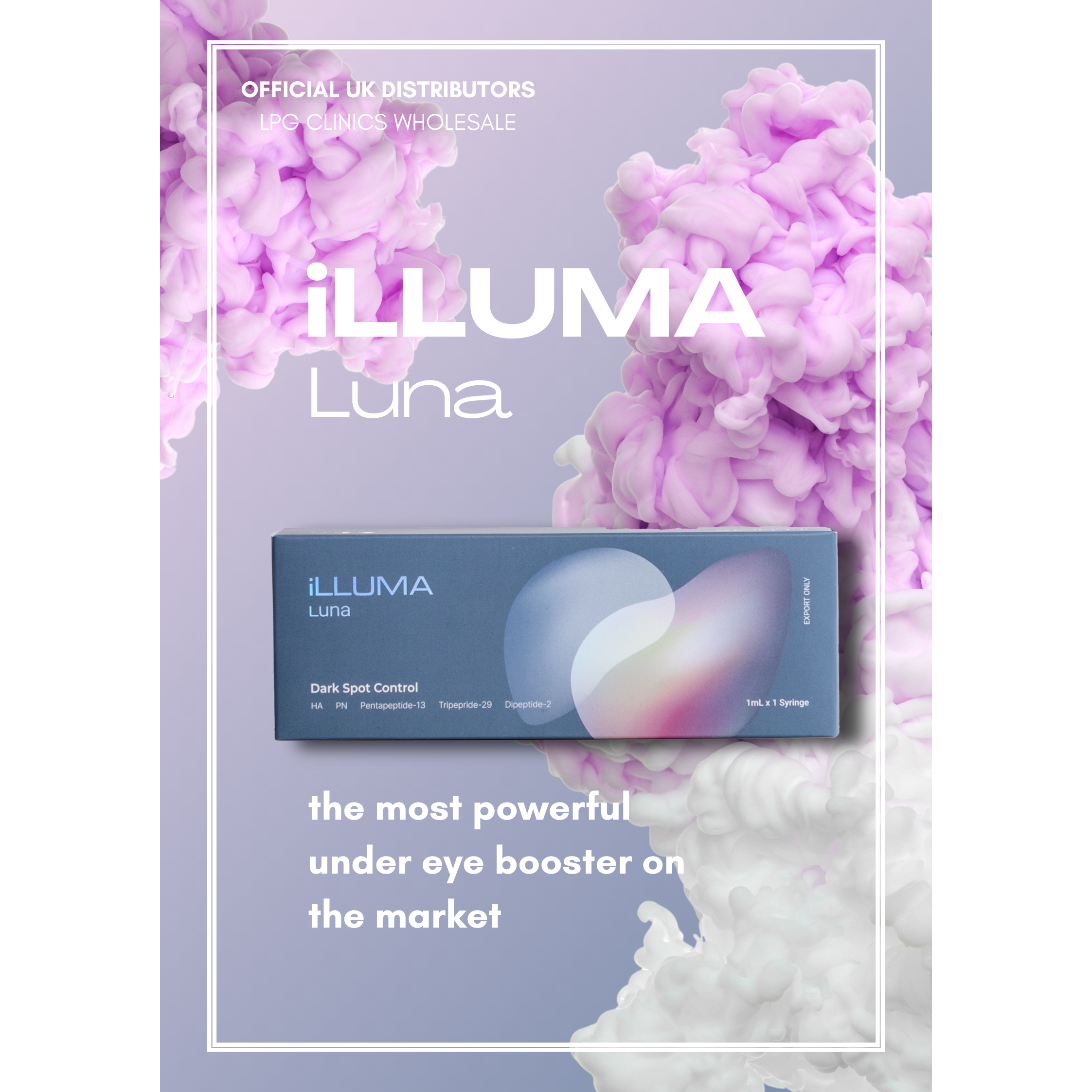 iLLUMA LUNA, Luna, Illuma, Poster, LPG Clinics Wholesale