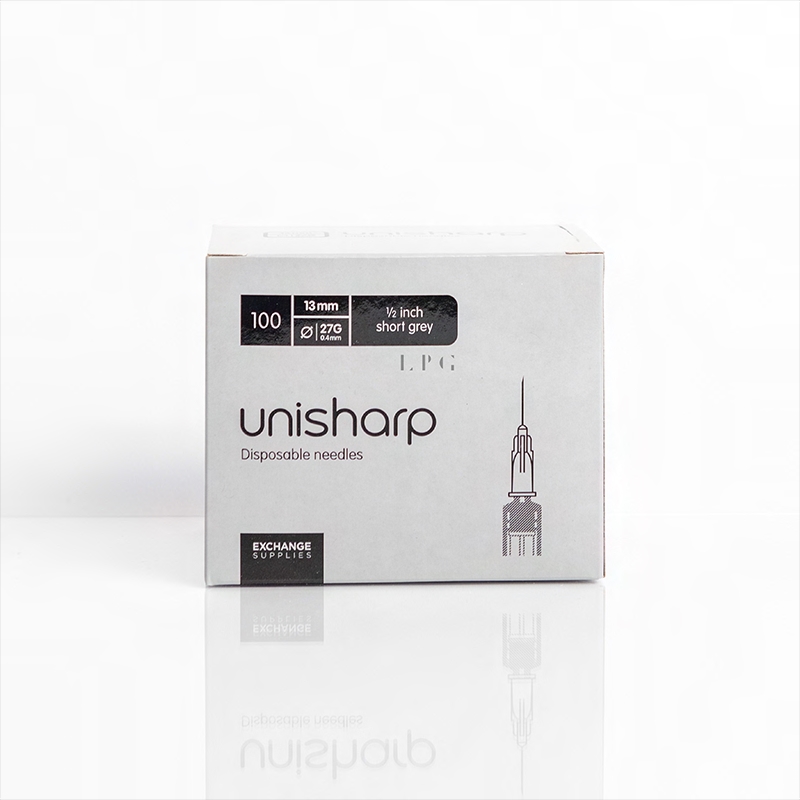 Unisharp Needle: Grey 27g-13mm X 100