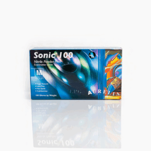 Blue Shield Vinyl Gloves Medium, powder free and latex free, examination Gloves