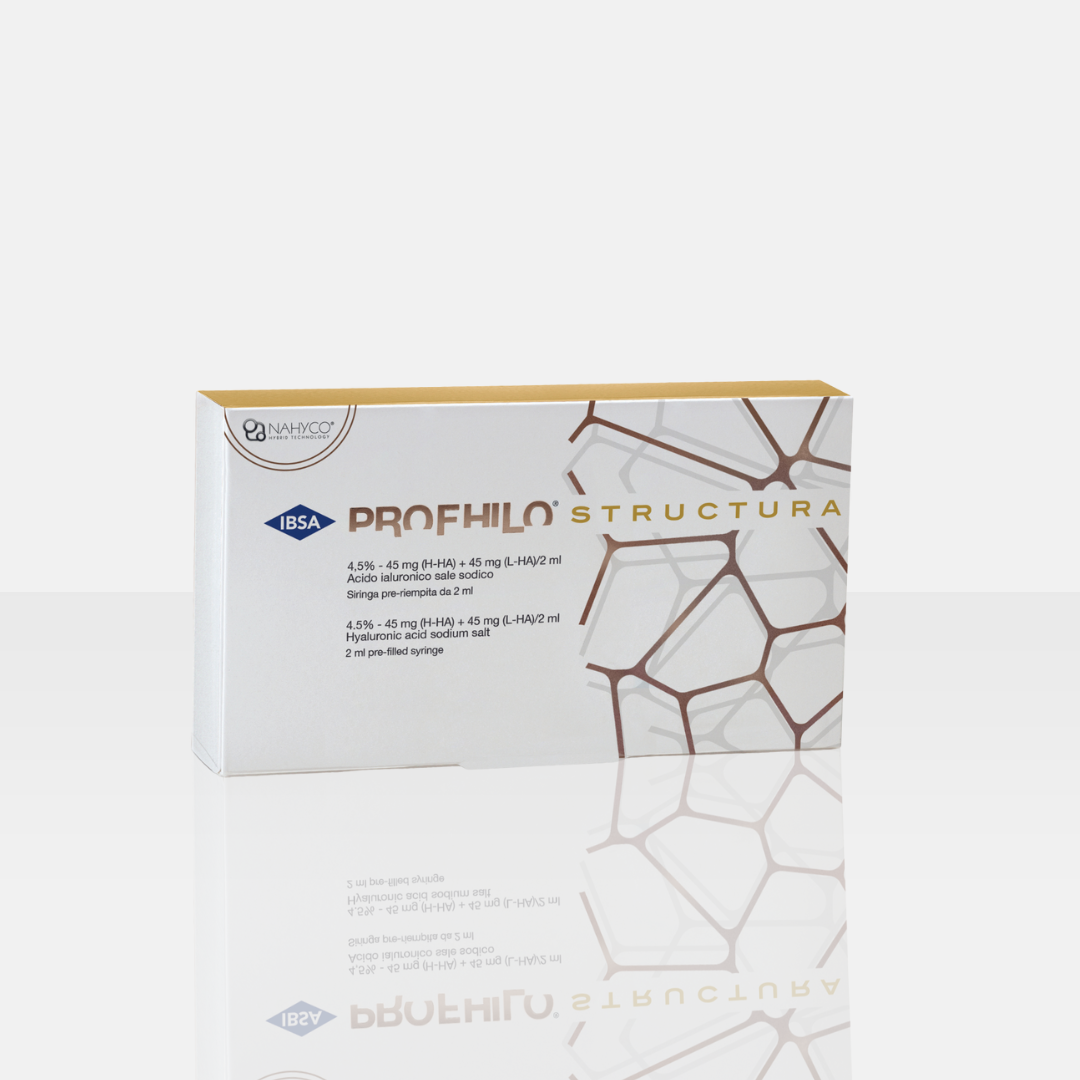 Profhilo Structura, skin booster effectively lifts, sculpts, and enhances facial definition.