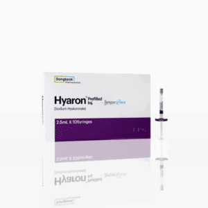 Hyaron skin booster is a non-stabilised hyaluronic acid (HA) product.