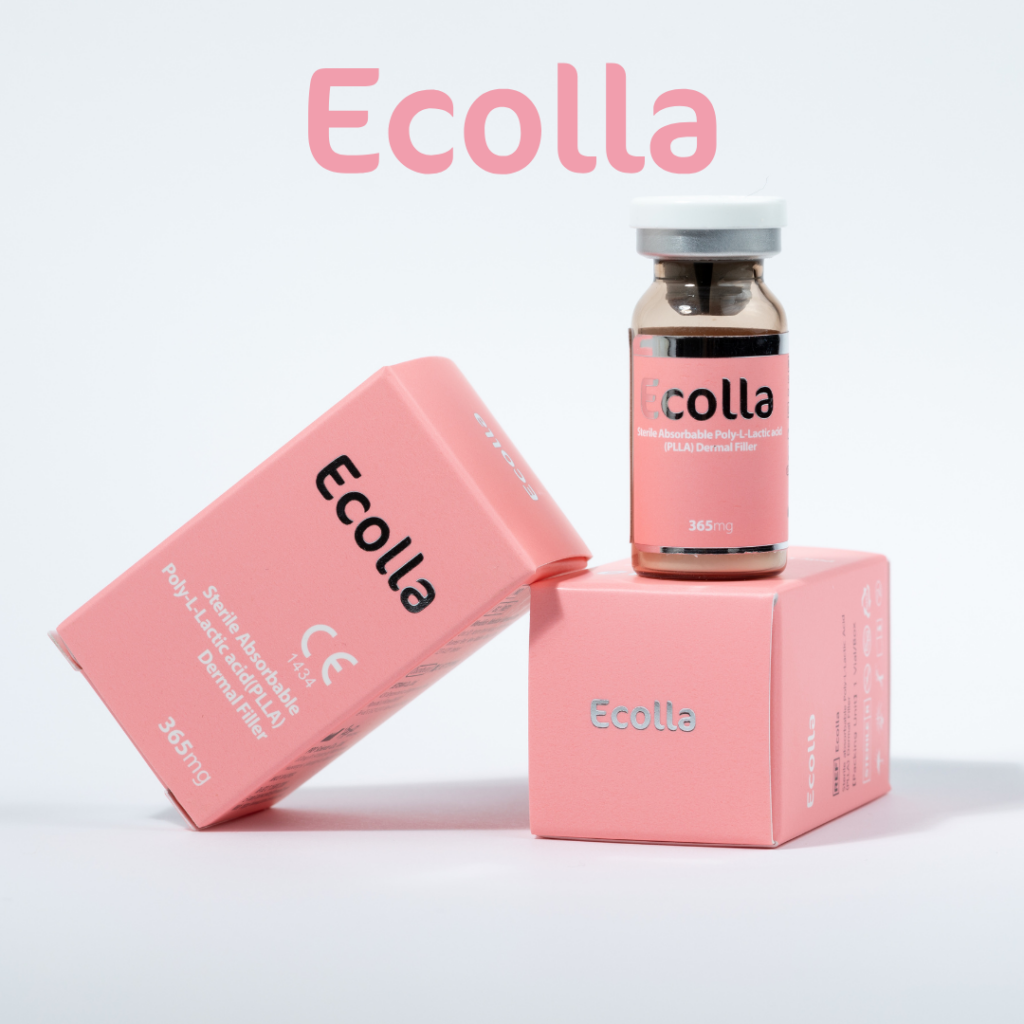 Ecolla, PLLA, collagen, kin volume, injectables, bio-stimulatory, biocompatible synthetic polymer, biodegradable synthetic polymer, volumize, smooth, LPG clinics wholesale