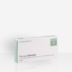 Pluryal Densify 2ml, is a hyaluronic acid, intradermal gel with polynucleotides