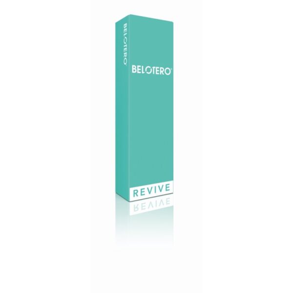 Belotero Revive teal box 1x1ml – hyaluronic acid + glycerol skin booster for deep hydration, elasticity and skin rejuvenation in aesthetic clinics