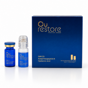 Packaging of the CU Restore Micro Needling Infusion System (1 Box Kit) – complete professional collagen induction therapy and serum delivery kit designed for maximizing transdermal absorption, stimulating cellular renewal, and accelerating tissue repair in aesthetic clinics.