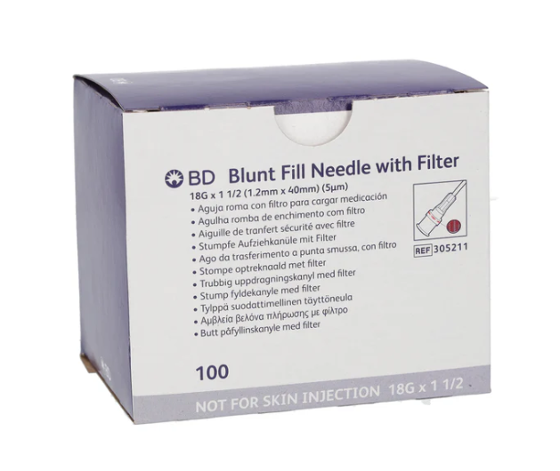 BD BLUNT FILTER NEEDLE